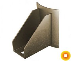 Лапа с накладкой для вертикальных трубопроводов 720x5500x450x30 AISI-304 ОСТ 34-10-738-93